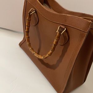 Gucci Princess Diana Bamboo Tote Bag